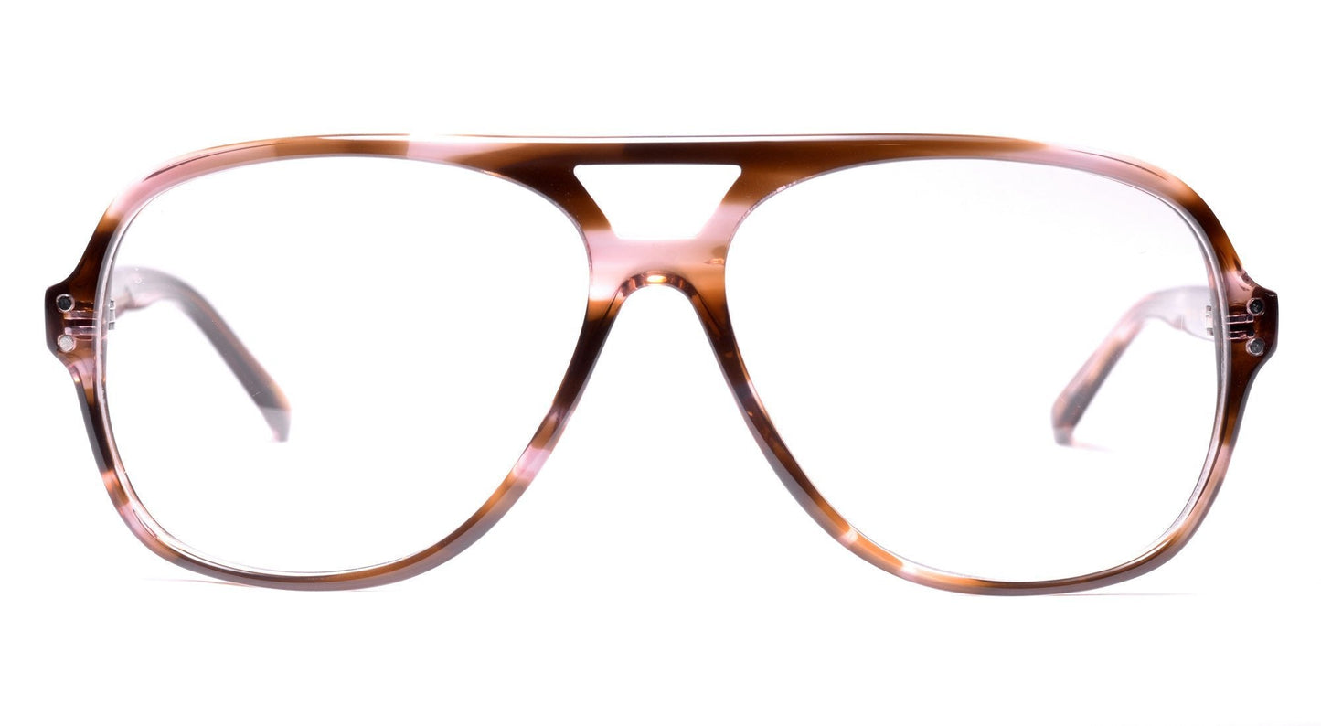LDNR Heron Glasses (Brown Stripe)